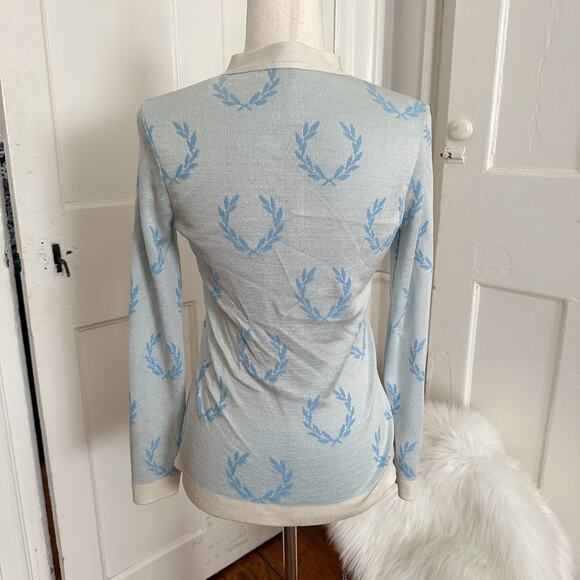 Fred Perry Vintage Laurel Wreath Cardigan - Picture 3 of 5